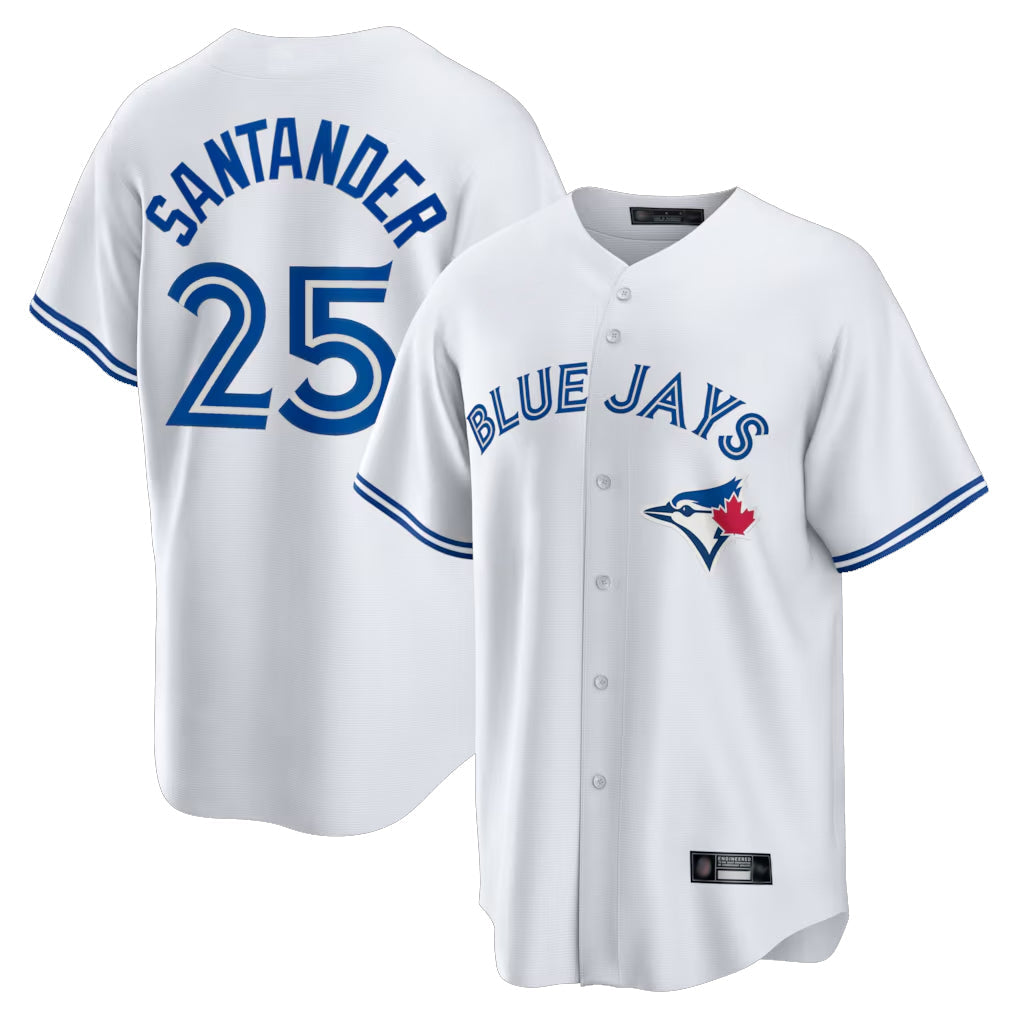 Fenge T.Blue Jays #25 Anthony Santander Player White Game Stitched Jerseys