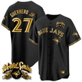 Fenge T.Blue Jays #27 Vladimir Guerrero Jr Player Black 2025 American League All Stitched Jerseys