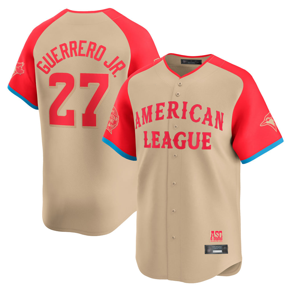 Fenge T.Blue Jays #27 Vladimir Guerrero Jr Player Cream American League All-Star Game Limited Player Stitched Jerseys