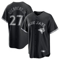 Fenge T.Blue Jays #27 Vladimir Guerrero Jr Player Black City Connect Limited Stitched Jerseys