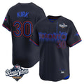 Fenge T.Blue Jays #30 Alejandro Kirk Player Black 2025 World Series City Connect Stitched Jerseys
