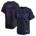 Fenge T.Blue Jays #30 Alejandro Kirk Player Black City Connect Stitched Jerseys