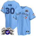 Fenge T.Blue Jays #30 Alejandro Kirk Player Blue 2025 American League All Stitched Jerseys