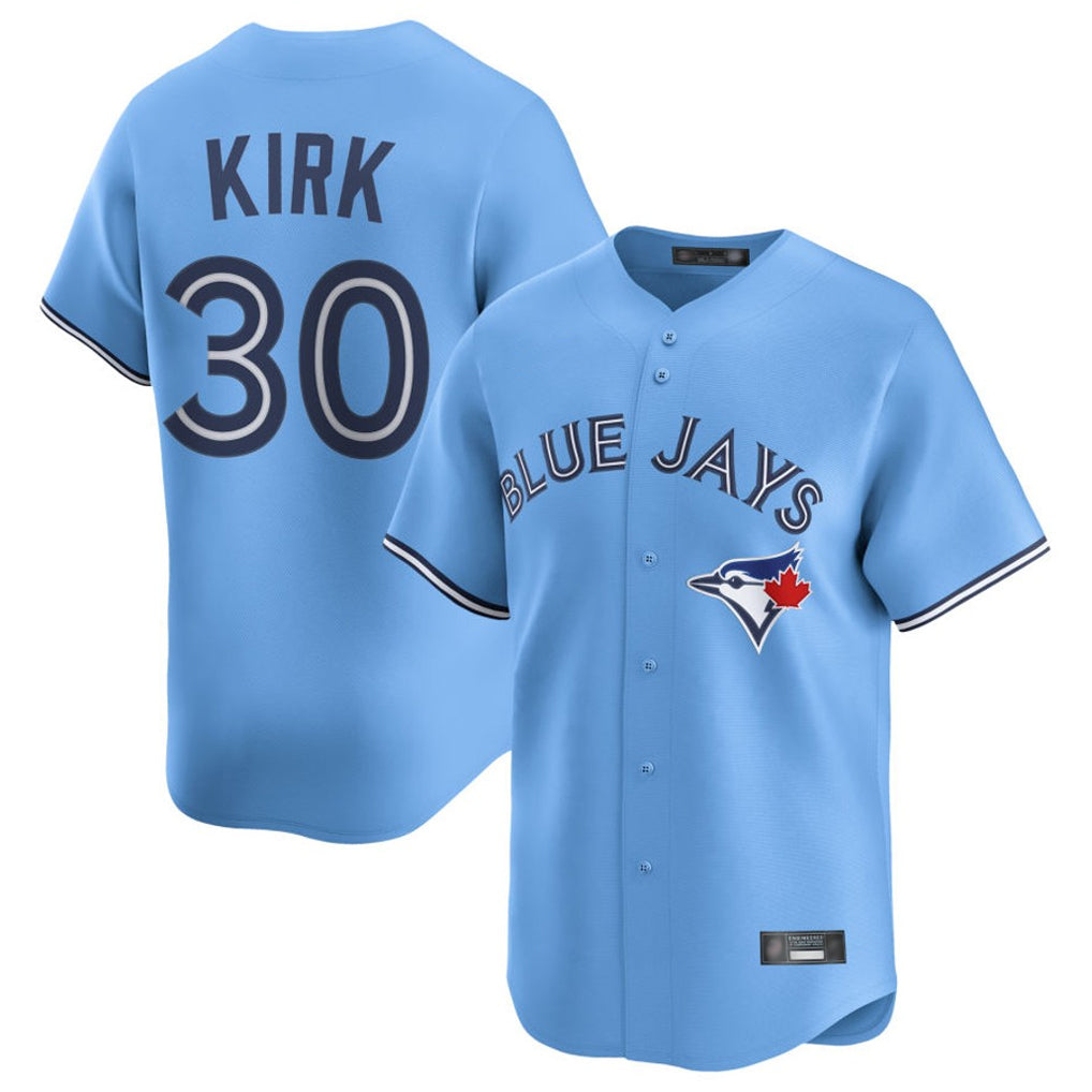 Fenge T.Blue Jays #30 Alejandro Kirk Player Blue Home Limited Stitched Jerseys