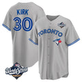 Fenge T.Blue Jays #30 Alejandro Kirk Player Gray 2025 World Series Limited Stitched Jerseys