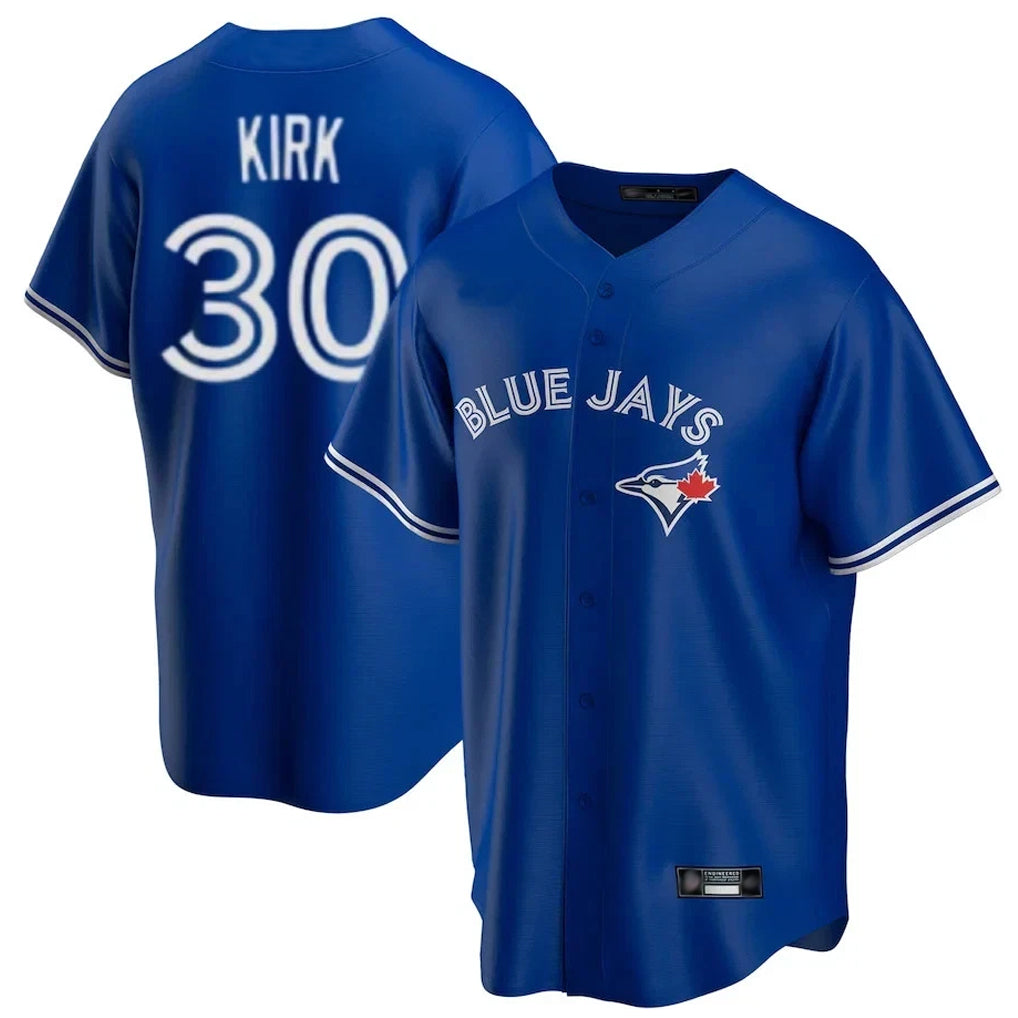 Fenge T.Blue Jays #30 Alejandro Kirk Player Royal Game Stitched Jerseys