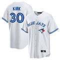 Fenge T.Blue Jays #30 Alejandro Kirk Player White Home Game Stitched Jerseys