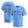 Fenge T.Blue Jays #34 Kevin Gausman Player Blue Home Limited Stitched Jerseys
