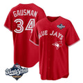 Fenge T.Blue Jays #34 Kevin Gausman Player Red 2025 American League All Stitched Jerseys