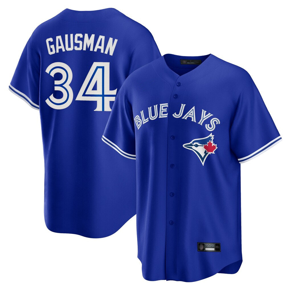 Fenge T.Blue Jays #34 Kevin Gausman Player Royal Alternate Replica Player Stitched Jerseys
