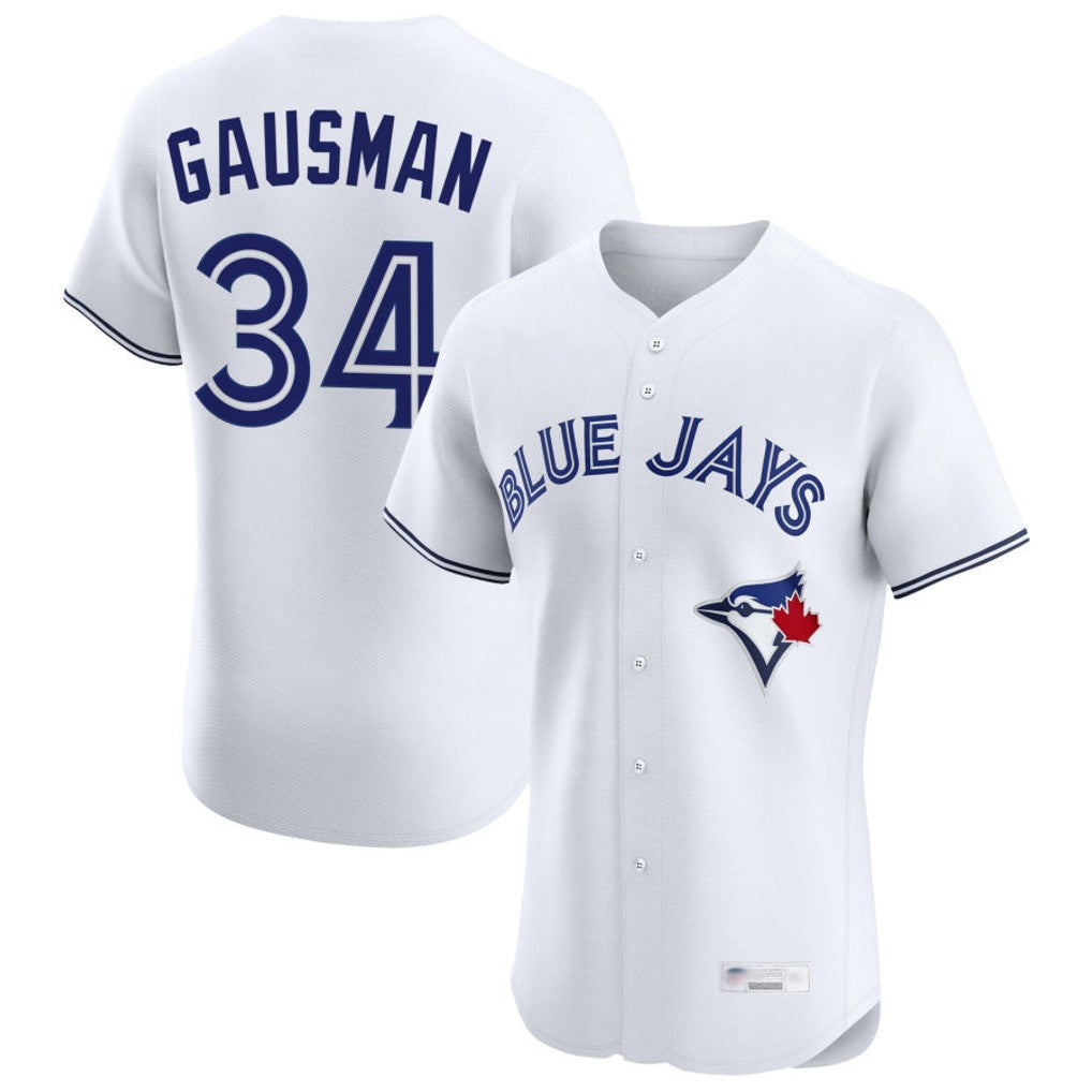 Fenge T.Blue Jays #34 Kevin Gausman Player White Home Elite Stitched Jerseys