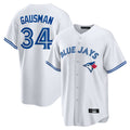 Fenge T.Blue Jays #34 Kevin Gausman Player White Home Game Stitched Jerseys