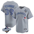 Fenge T.Blue Jays #39 Trey Yesavage Player Gray 2025 American League Limited All Stitched Jerseys