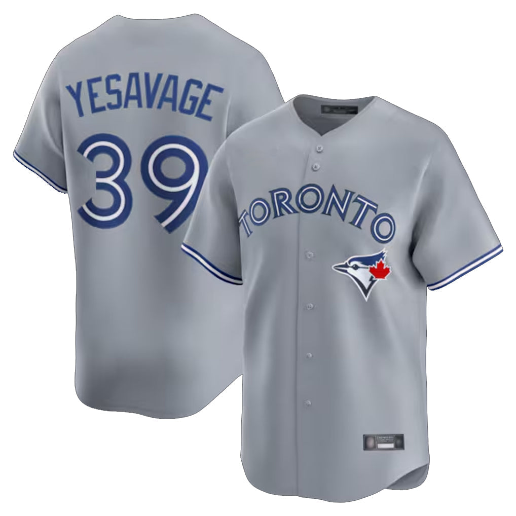 Fenge T.Blue Jays #39 Trey Yesavage Player Gray Home Limited Stitched Jerseys
