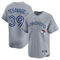 Fenge T.Blue Jays #39 Trey Yesavage Player Gray Home Limited Stitched Jerseys