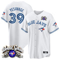 Fenge T.Blue Jays #39 Trey Yesavage Player White 2025 American League Limited All Stitched Jerseys