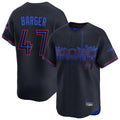 Fenge T.Blue Jays #47 Addison Barger Player Black&Blue City Connect Limited Stitched Jerseys