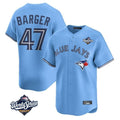 Fenge T.Blue Jays #47 Addison Barger Player Blue 2025 World Series Limited Stitched Jerseys