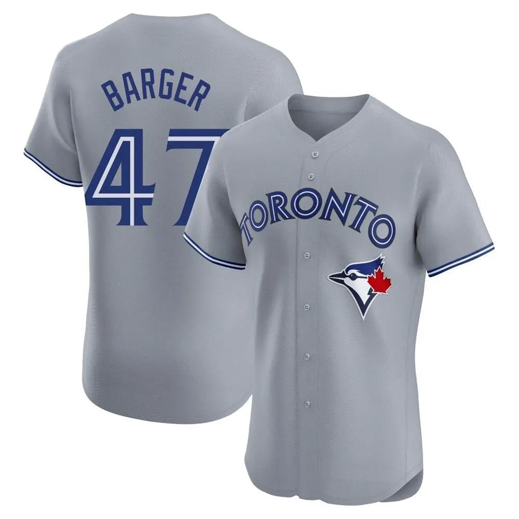Fenge T.Blue Jays #47 Addison Barger Player Gray Elite Limited Stitched Jerseys