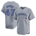 Fenge T.Blue Jays #47 Addison Barger Player Gray Replica Stitched Jerseys