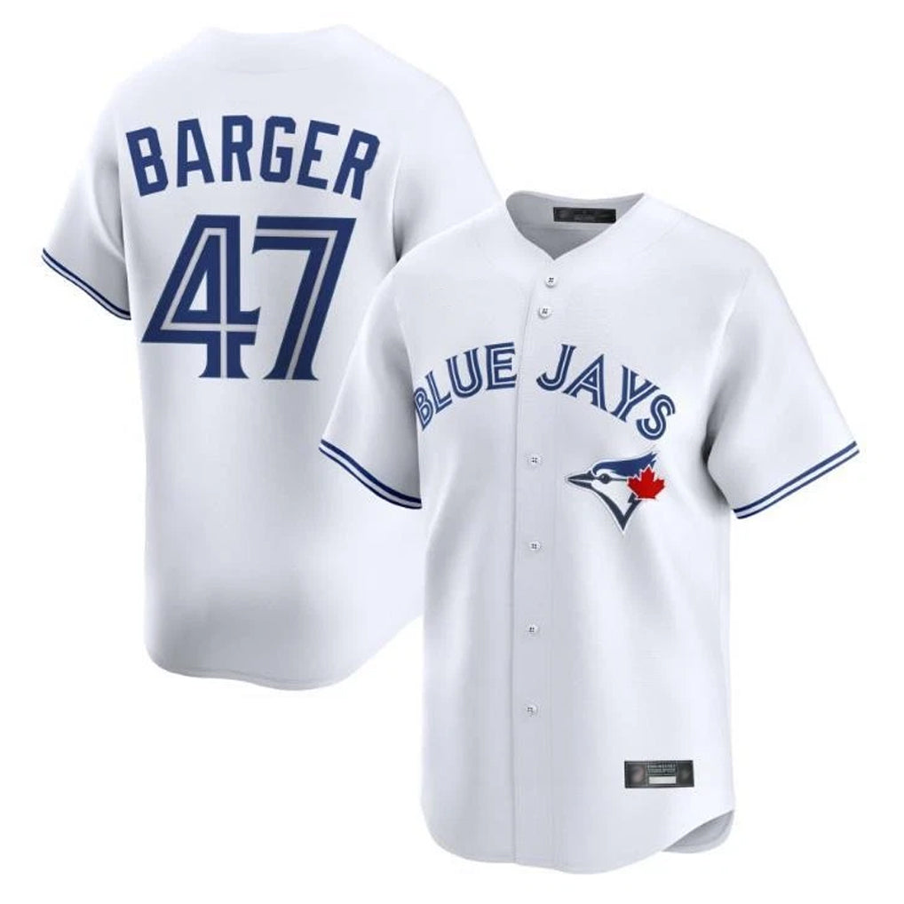Fenge T.Blue Jays #47 Addison Barger Player White Home Limited Stitched Jerseys
