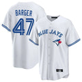 Fenge T.Blue Jays #47 Addison Barger Player White Home Stitched Jerseys