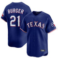 Fenge T.Rangers #21 Jake Burger Player Royal Home Limited Stitched Jerseys