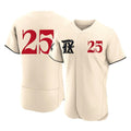 Fenge T.Rangers #25 Buddy Bell Player Cream Limited City Connect Stitched Jerseys
