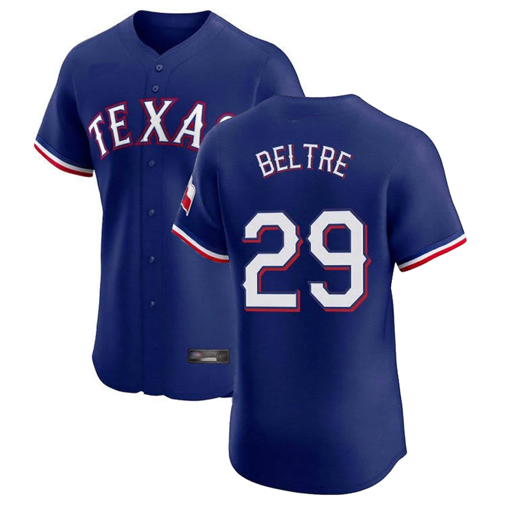 Fenge T.Rangers #29 Adrian Beltre Player Royal Home Limited Elite Stitched Jerseys