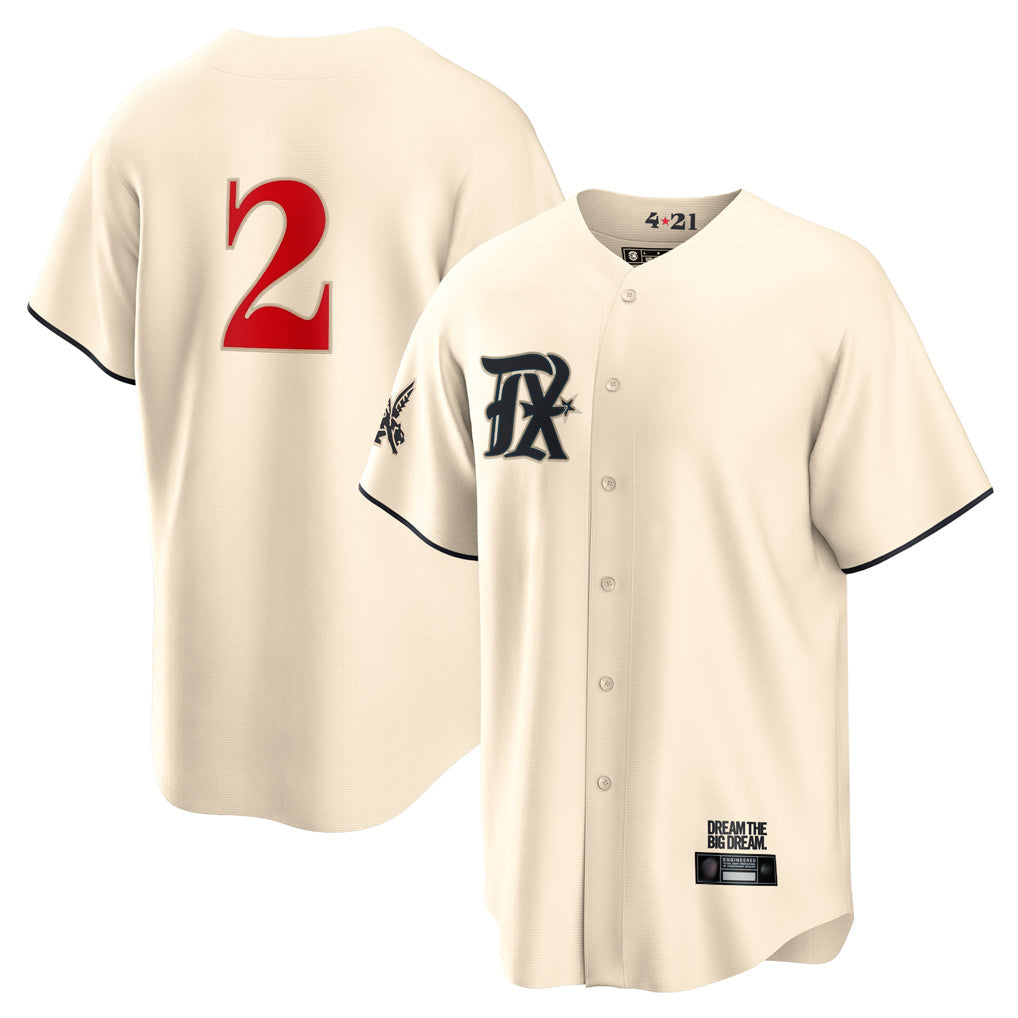Fenge T.Rangers #2 Marcus Semien Player Cream Limited City Connect Stitched Jerseys