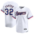 Fenge T.Rangers #32 Evan Carter Player Gold Collection Limited Edition White Stitched Jerseys