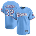 Fenge T.Rangers #32 Evan Carter Player Light Blue Home Limited Stitched Jerseys