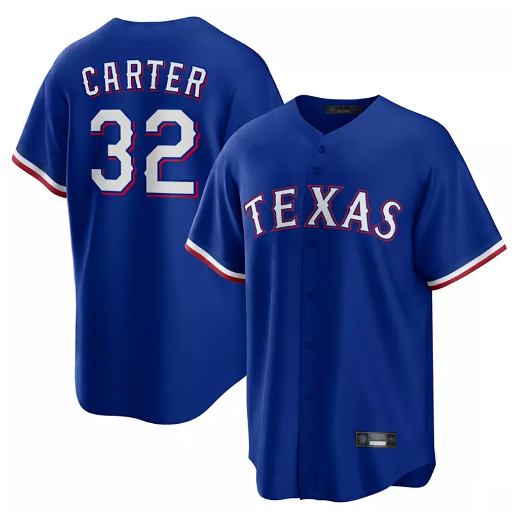 Fenge T.Rangers #32 Evan Carter Player Royal Home Limited Stitched Jerseys