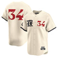 Fenge T.Rangers #34 Nolan Ryan Player Cream City Connect Limited Cream Stitched Jerseys