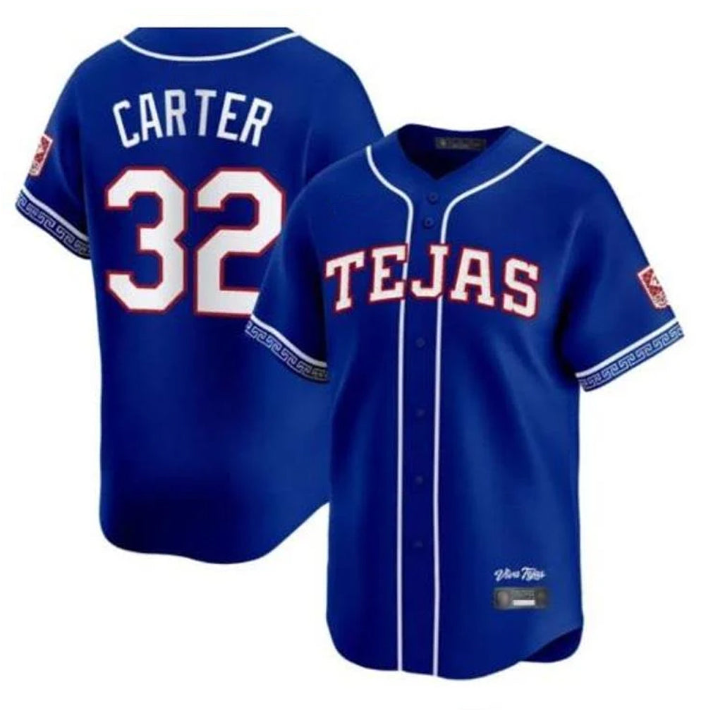 Fenge T.Rangers #32 Evan Carter Player Royal 2026 City Connect Premier Stitched Jerseys