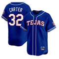 Fenge T.Rangers #32 Evan Carter Player Royal 2026 City Connect Premier Stitched Jerseys
