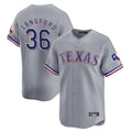 Fenge T.Rangers #36 Wyatt Langford Player Gray Home Limited Stitched Jerseys