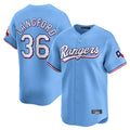 Fenge T.Rangers #36 Wyatt Langford Player Light Blue Home Limited Stitched Jerseys