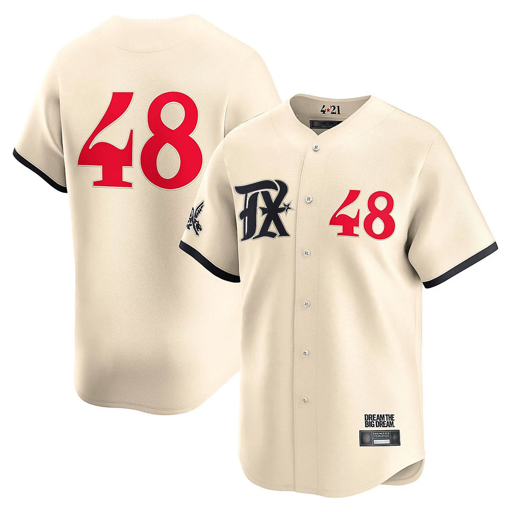 Fenge T.Rangers #48 Jacob deGrom Player Cream Limited City Connect Stitched Jerseys