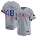 Fenge T.Rangers #48 Jacob deGrom Player Gray Home Limited Stitched Jerseys