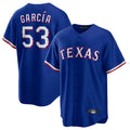 Fenge T.Rangers #53 Adolis Garcia Player Royal Home Limited Game Stitched Jerseys