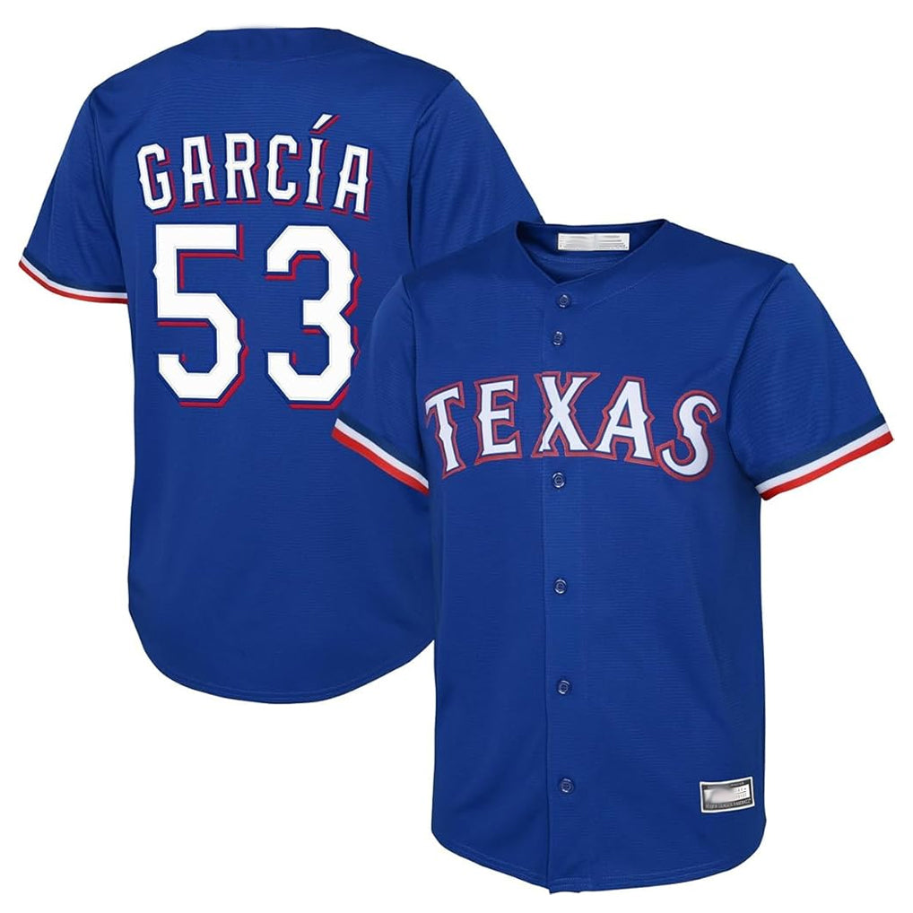 Fenge T.Rangers #53 Adolis Garcia Player Royal Home Limited Stitched Jerseys