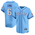 Fenge T.Rangers #6 Josh Jung Player Light Blue 2026 City Connect Limited Stitched Jerseys