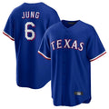 Fenge T.Rangers #6 Josh Jung Player Royal Limited Home Stitched Jerseys