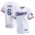 Fenge T.Rangers #6 Josh Jung Player White&Blue Home Limited Stitched Jerseys