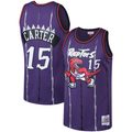 Fenge T.Raptors #15 Vince Carter Mitchell & Ness Purple 199899 Big & Tall Hardwood Classics Swingman Jerseys