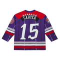 Fenge T.Raptors #15 Vince Carter Mitchell & Ness Purple Maxxed Out Fashion Hockey Jerseys