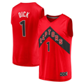Fenge T.Raptors #1 Gradey Dick Red Fast Break Player Jerseys - Icon Edition