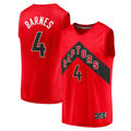 Fenge T.Raptors #4 Scottie Barnes Red Fast Break Replica Jerseys - Icon Edition