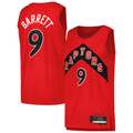 Fenge T.Raptors #9 RJ Barrett Red Swingman Player Jerseys - Icon Edition